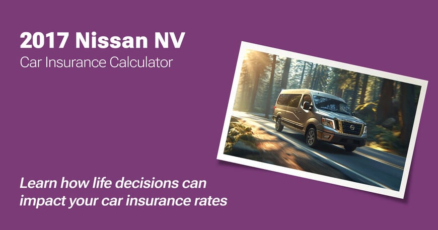 2017 Nissan NV car insurance calculator image