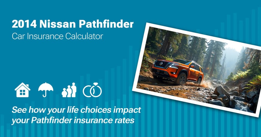 2014 Nissan Pathfinder car insurance calculator image