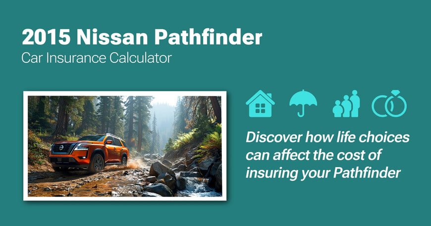 2015 Nissan Pathfinder car insurance calculator image