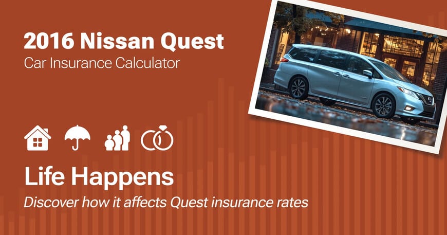2016 Nissan Quest car insurance calculator image