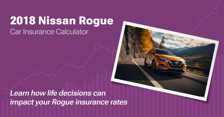 2018 Nissan Rogue car insurance calculator image