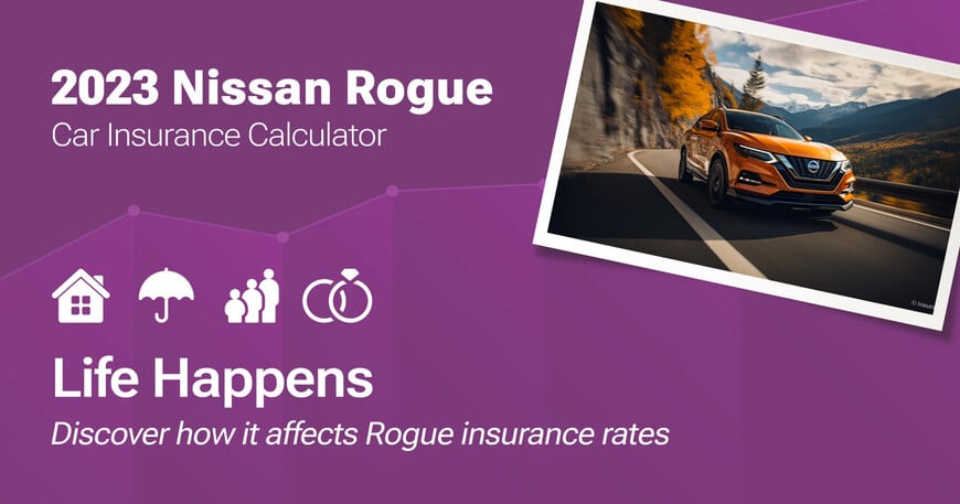 2023 Nissan Rogue car insurance calculator image