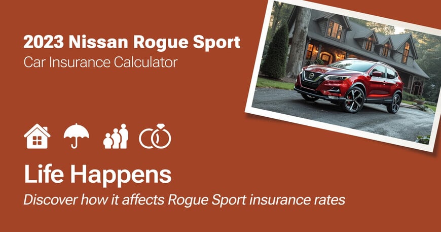 2023 Nissan Rogue Sport car insurance calculator image