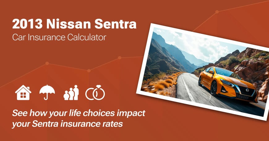 2013 Nissan Sentra car insurance calculator image