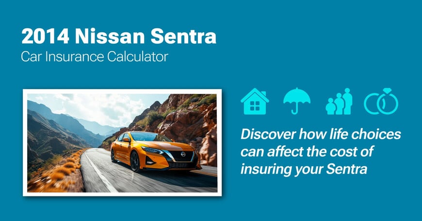 2014 Nissan Sentra car insurance calculator image