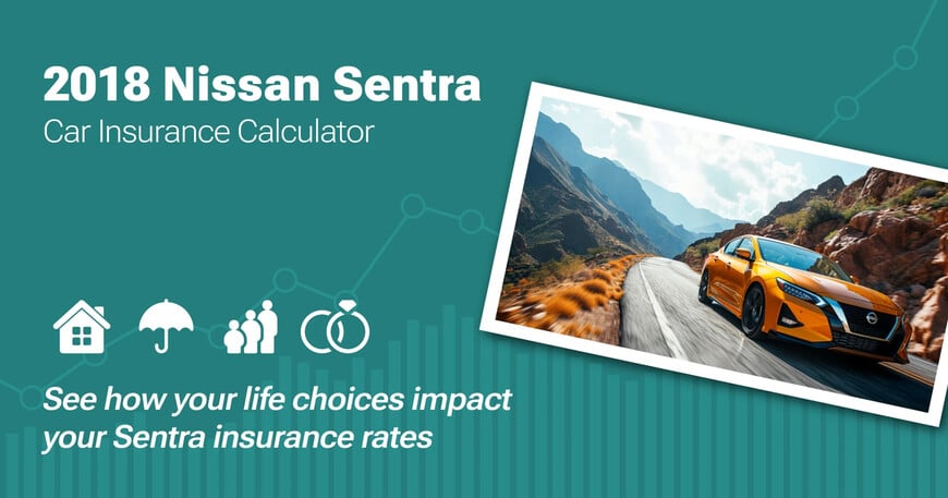 2018 Nissan Sentra car insurance calculator image