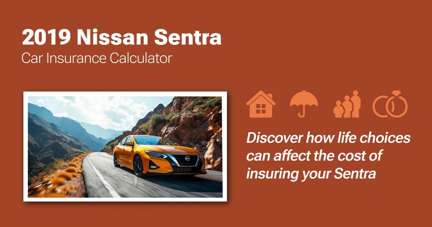 2019 Nissan Sentra car insurance calculator image