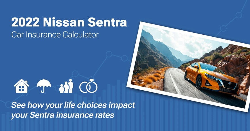 2022 Nissan Sentra car insurance calculator image