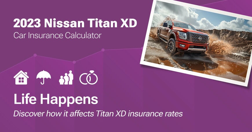 2023 Nissan Titan XD car insurance calculator image