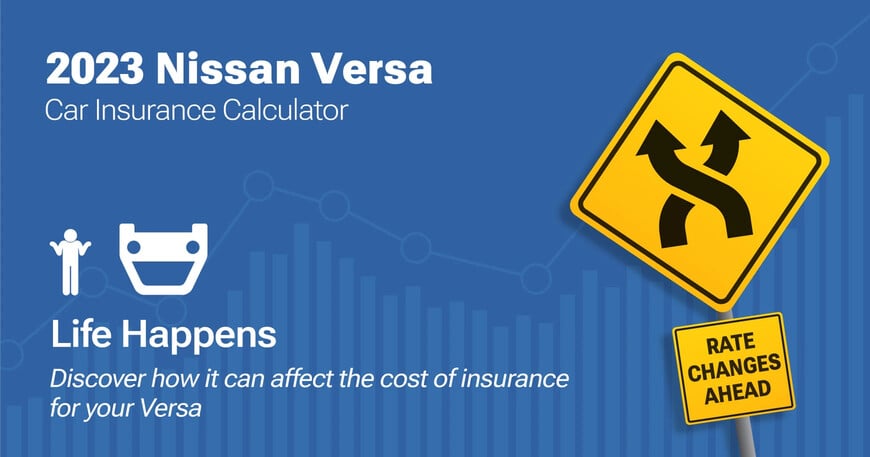 2023 Nissan Versa car insurance calculator image
