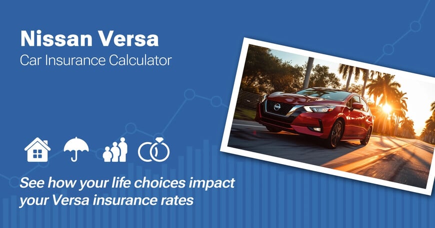 Nissan Versa car insurance calculator image