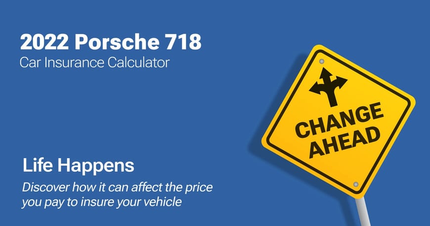 2022 Porsche 718 car insurance calculator image