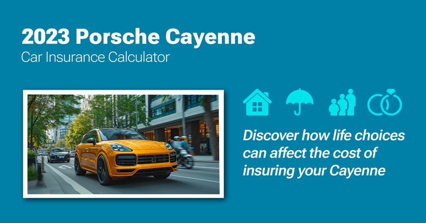 2023 Porsche Cayenne car insurance calculator image