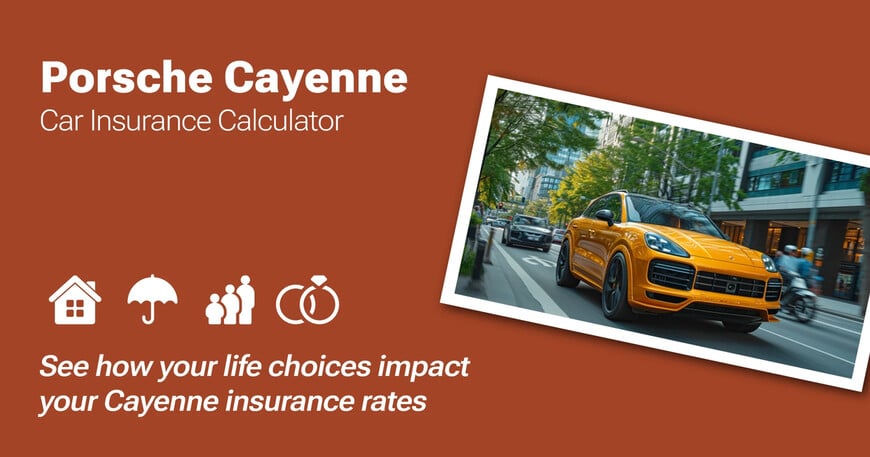 Porsche Cayenne car insurance calculator image