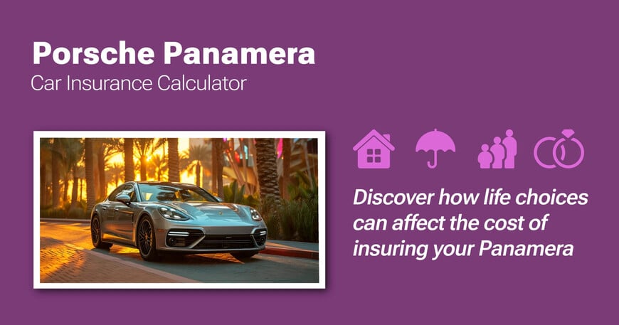 Porsche Panamera car insurance calculator image