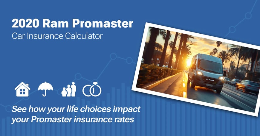 2020 Ram Promaster car insurance calculator image
