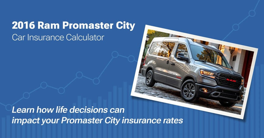2016 Ram Promaster City car insurance calculator image