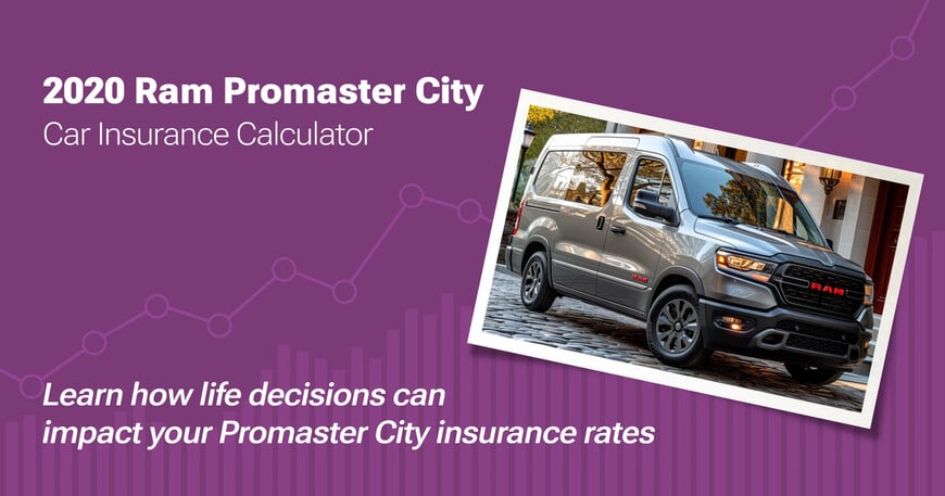2020 Ram Promaster City car insurance calculator image