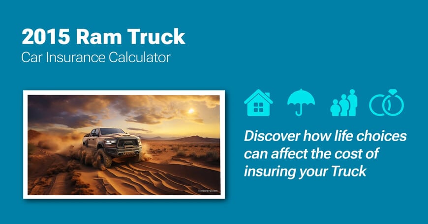 2015 Ram Truck car insurance calculator image