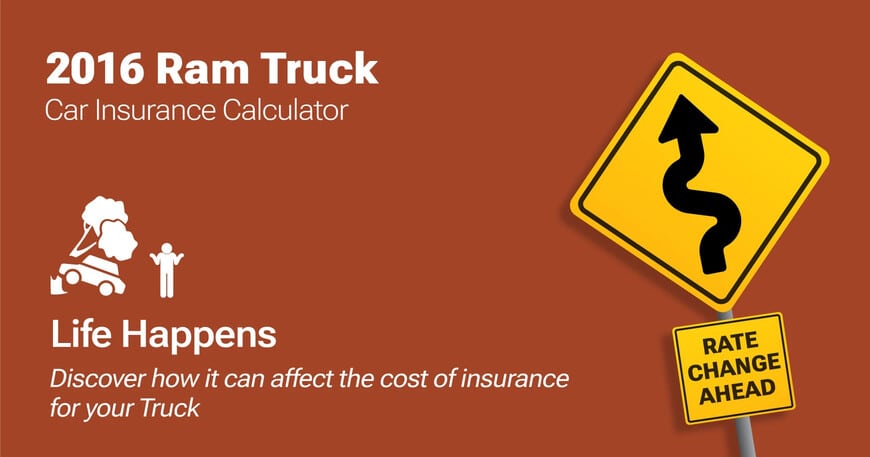 2016 Ram Truck car insurance calculator image