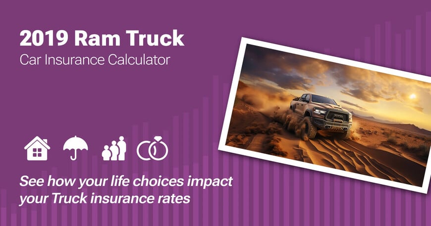 2019 Ram Truck car insurance calculator image