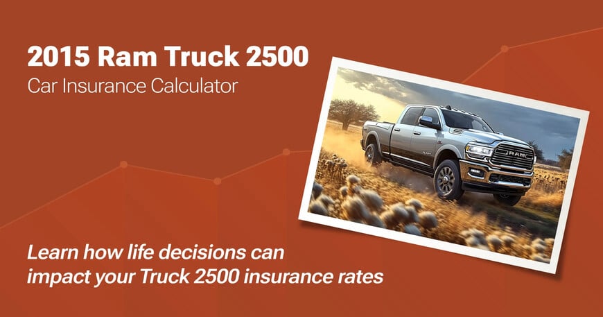 2015 Ram Truck 2500 car insurance calculator image