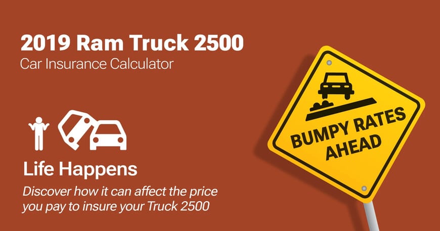 2019 Ram Truck 2500 car insurance calculator image