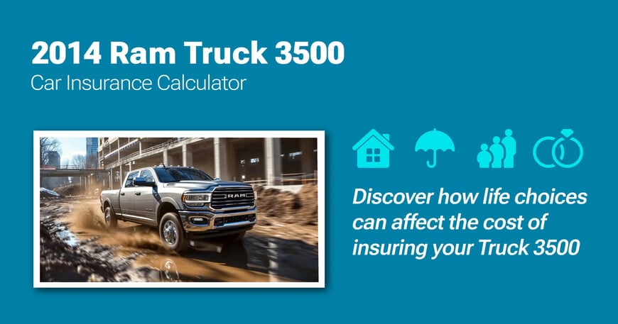 2014 Ram Truck 3500 car insurance calculator image