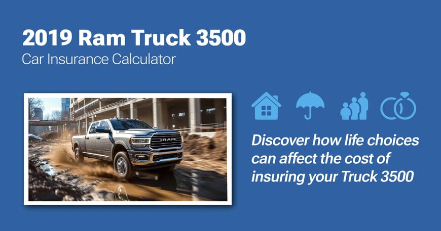 2019 Ram Truck 3500 car insurance calculator image