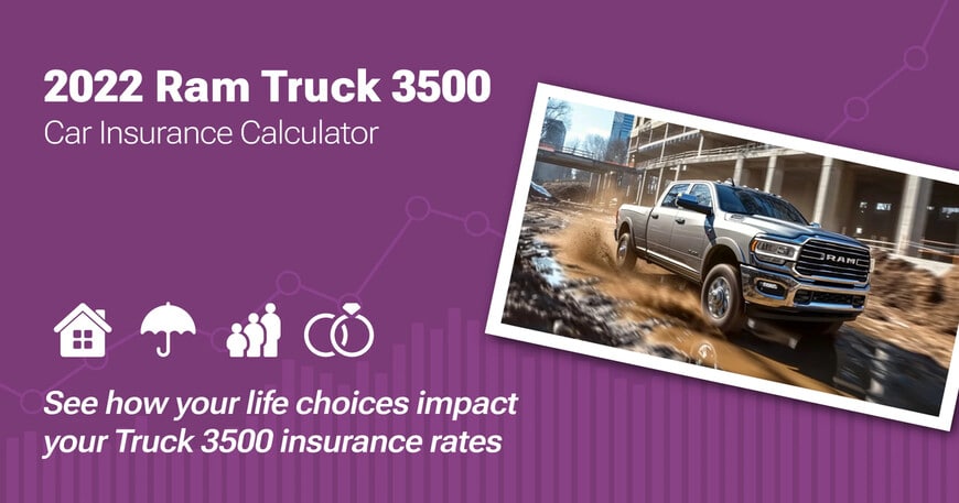 2022 Ram Truck 3500 car insurance calculator image