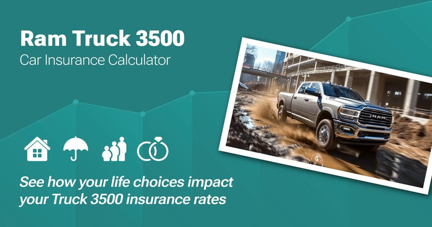 Ram Truck 3500 car insurance calculator image