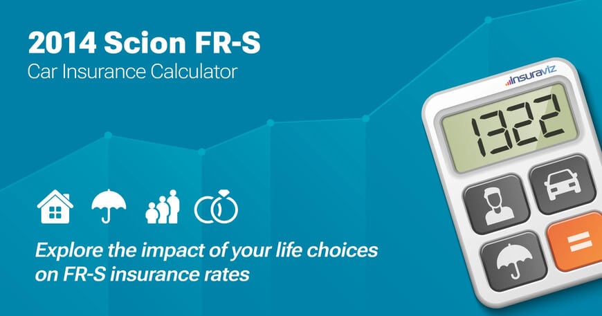 2014 Scion FR-S car insurance calculator image