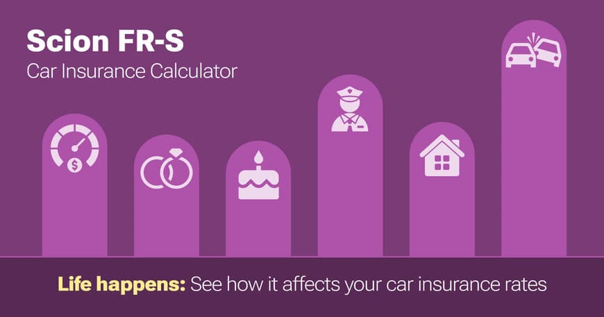 Scion FR-S car insurance calculator image
