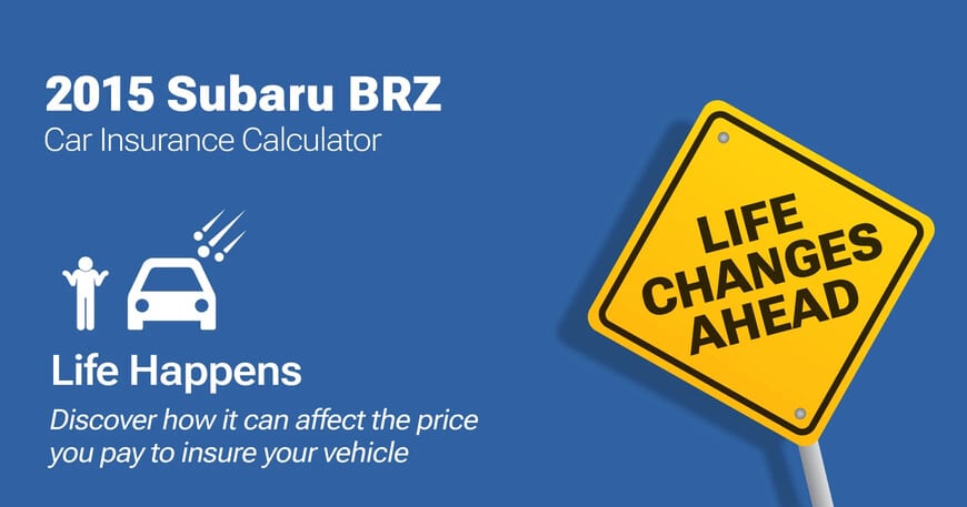 2015 Subaru BRZ car insurance calculator image