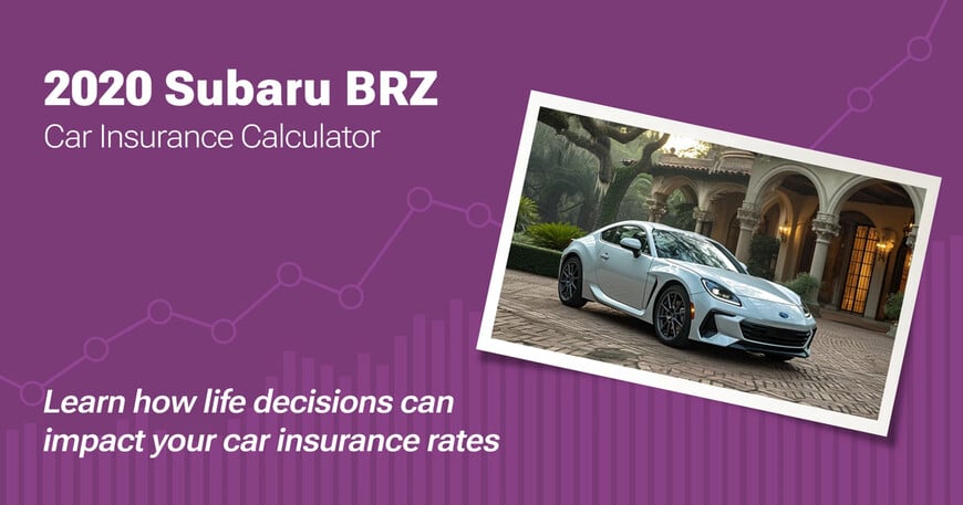 2020 Subaru BRZ car insurance calculator image