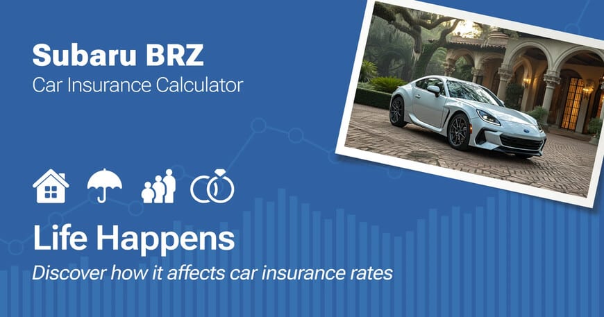 Subaru BRZ car insurance calculator image
