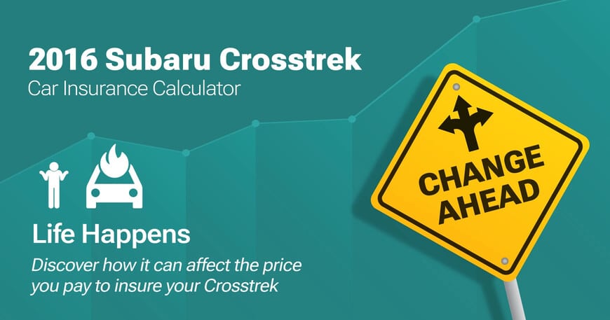 2016 Subaru Crosstrek car insurance calculator image