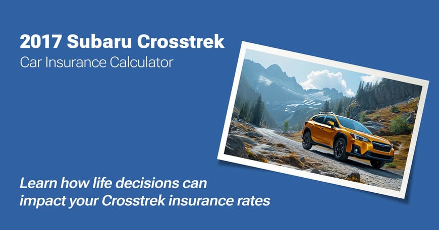 2017 Subaru Crosstrek car insurance calculator image