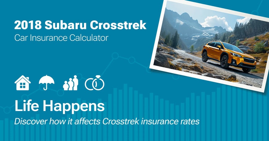 2018 Subaru Crosstrek car insurance calculator image