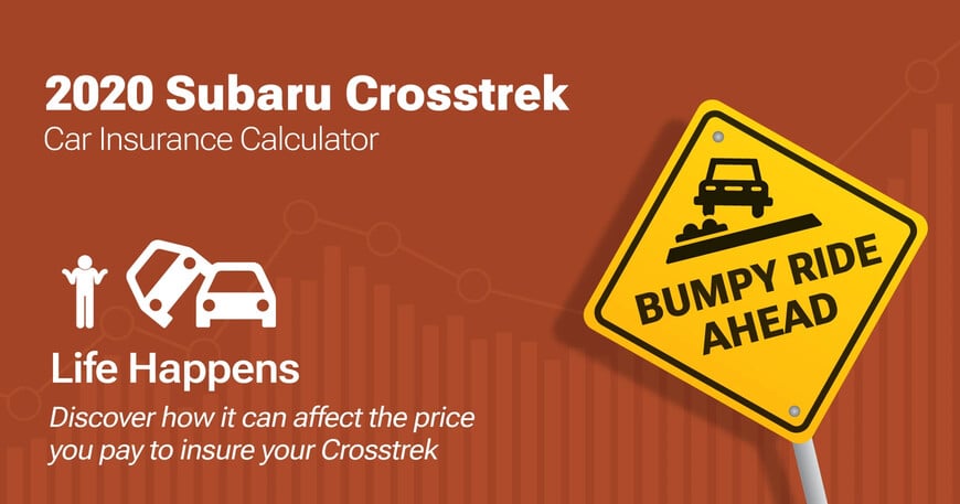 2020 Subaru Crosstrek car insurance calculator image