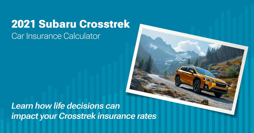 2021 Subaru Crosstrek car insurance calculator image