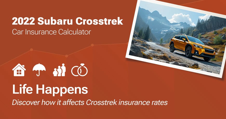 2022 Subaru Crosstrek car insurance calculator image