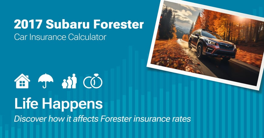 2017 Subaru Forester car insurance calculator image