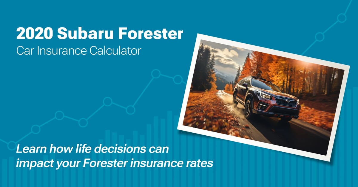 Subaru Insurance 2020 Subaru Forester Car Insurance Calculator for All Drivers
