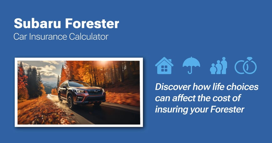Subaru Forester car insurance calculator image