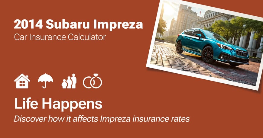 2014 Subaru Impreza car insurance calculator image