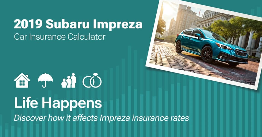2019 Subaru Impreza car insurance calculator image