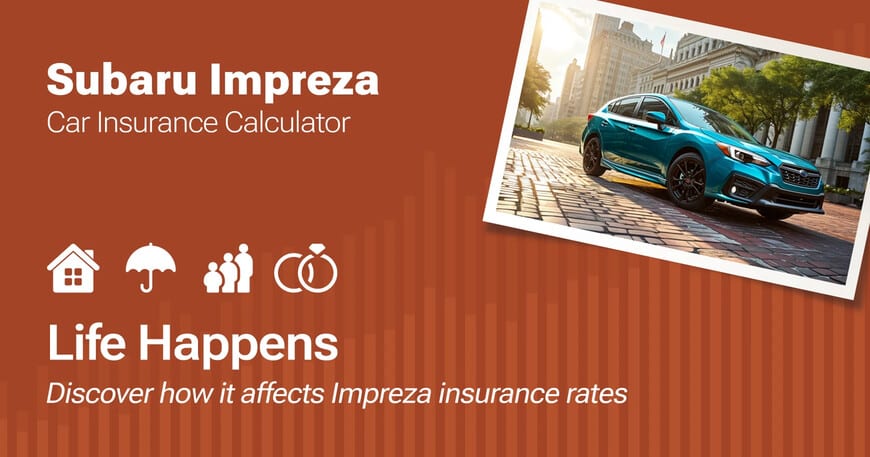 Subaru Impreza car insurance calculator image