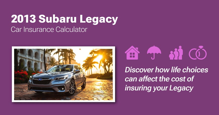 2013 Subaru Legacy car insurance calculator image