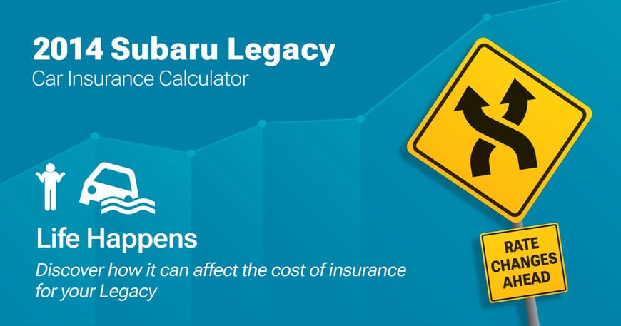 2014 Subaru Legacy car insurance calculator image